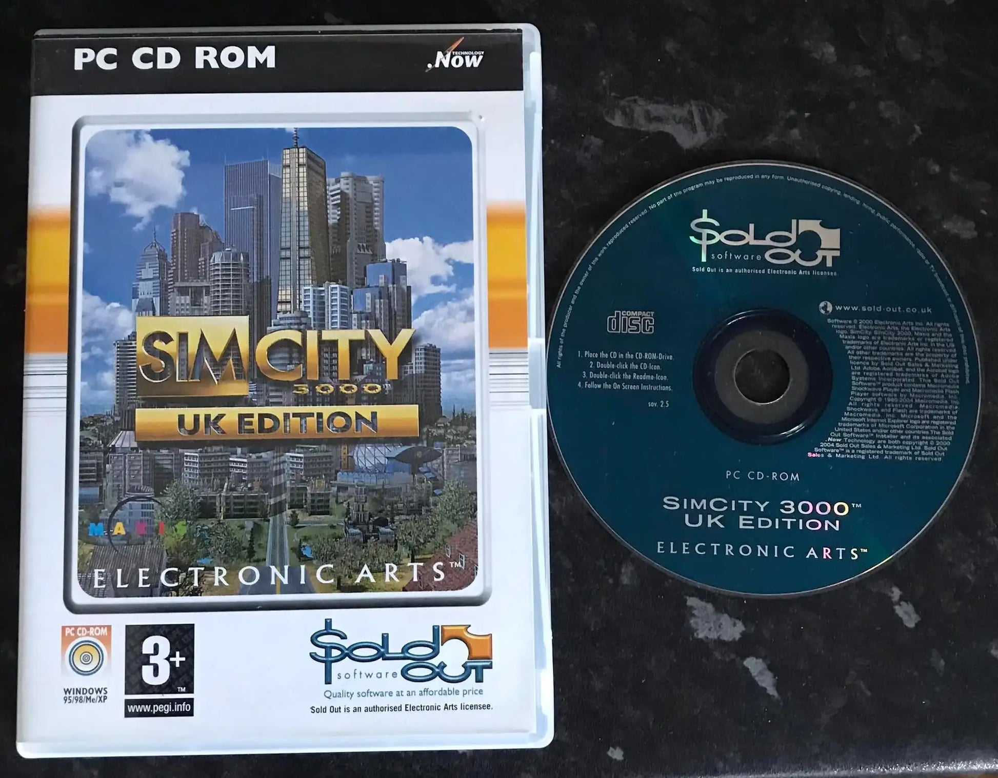 Sim City 3000, UK Edition, EA Classics, PC Game Magretro