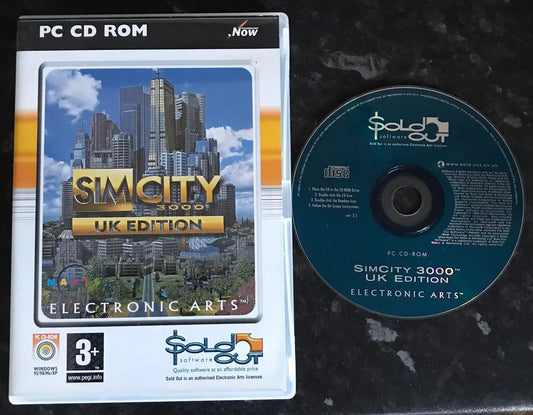 Sim City 3000, UK Edition, EA Classics, PC Game Magretro