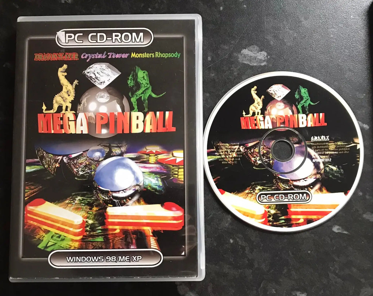 Mega Pinball, UK, Pal, PC Game Magretro