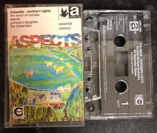 Finlandia, Northern Lights, Aspects Album, ASPC 3099, Vintage Cassette Magretro