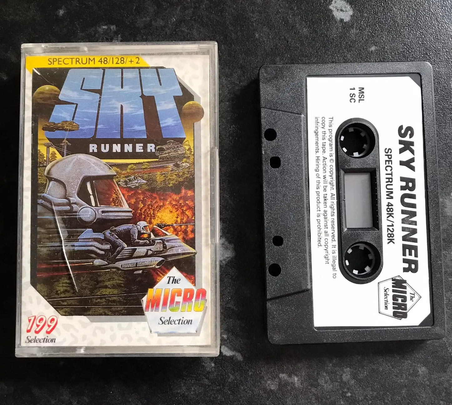 Sky Runner (Working), ZX Spectrum, by The Micro Selection Magretro