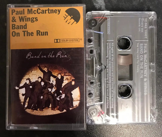Paul McCartney & Wings, Band on the Run, TC-PAS 10007, Vintage Cassette Magretro