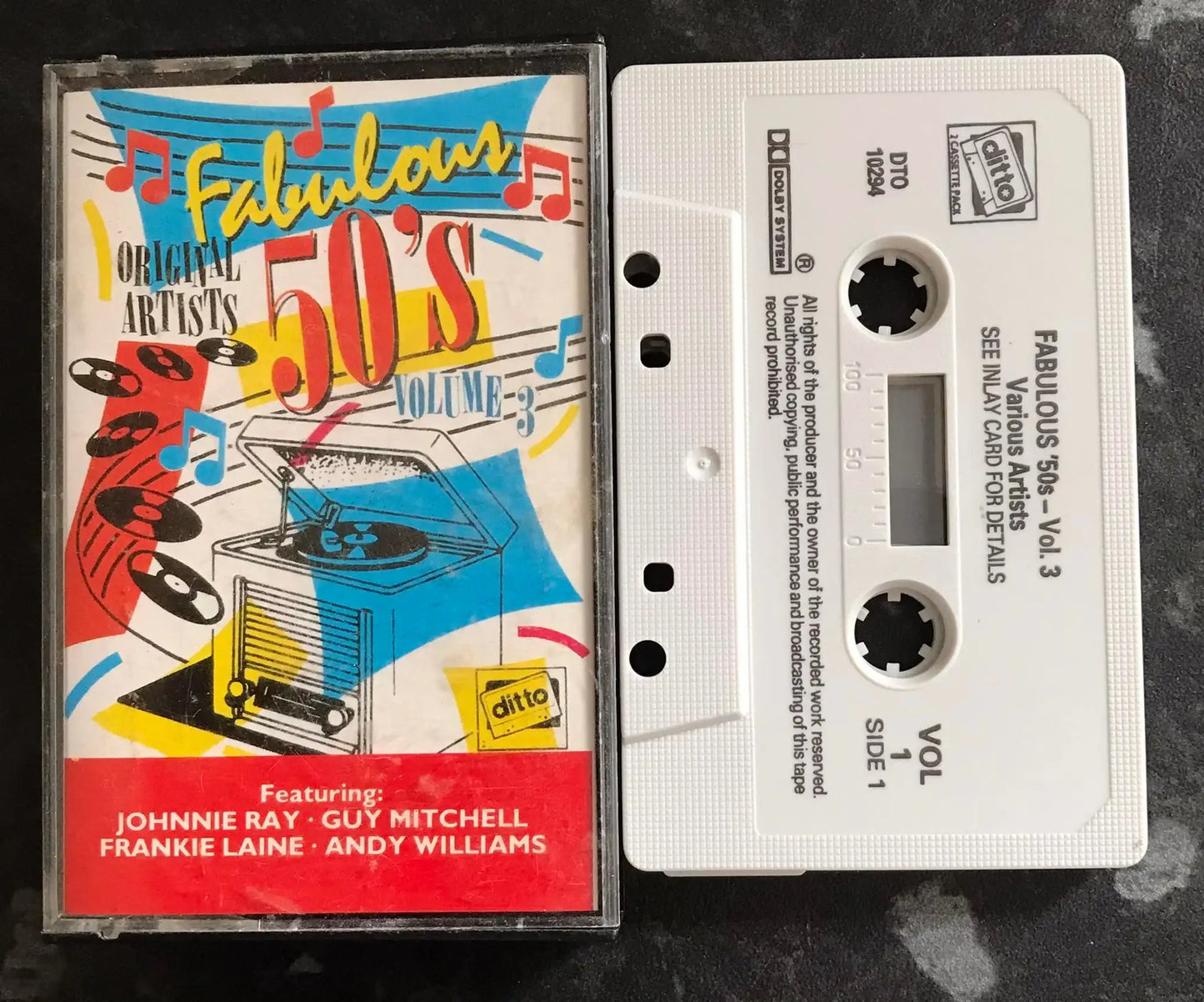 Fabulous 50's Volume 3, Cassette 1, Ditto, DTO 10284, Vintage Cassette Magretro