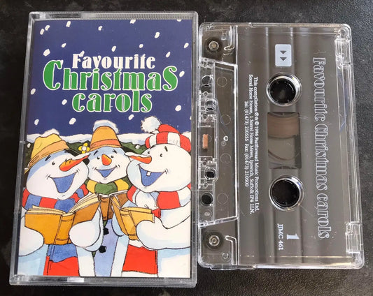 Favourite Christmas Carols, jjmc 461, Jumping Jack Records, Vintage Cassette Magretro