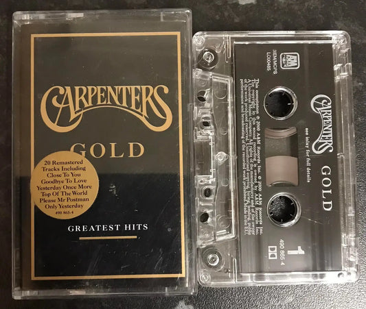 Carpenters Gold Greatest Hits, A&M Records, 490 865-4, Vintage Cassette Magretro