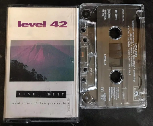 Level 42, Level Best Album, Polydor, LEVTC 1, Vintage Cassette Magretro