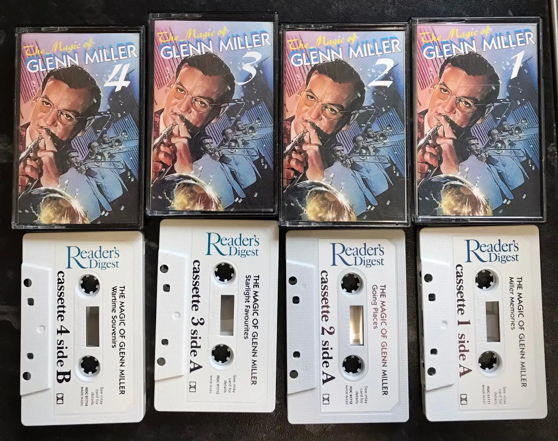 The Magic of Glenn Miller, 4 TAPE SET, Reader's Digest, RDC 91711 Magretro