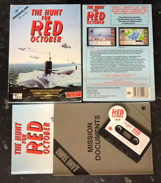 The Hunt for Red October, ZX Spectrum, by Grandslam (RARE), Working Magretro