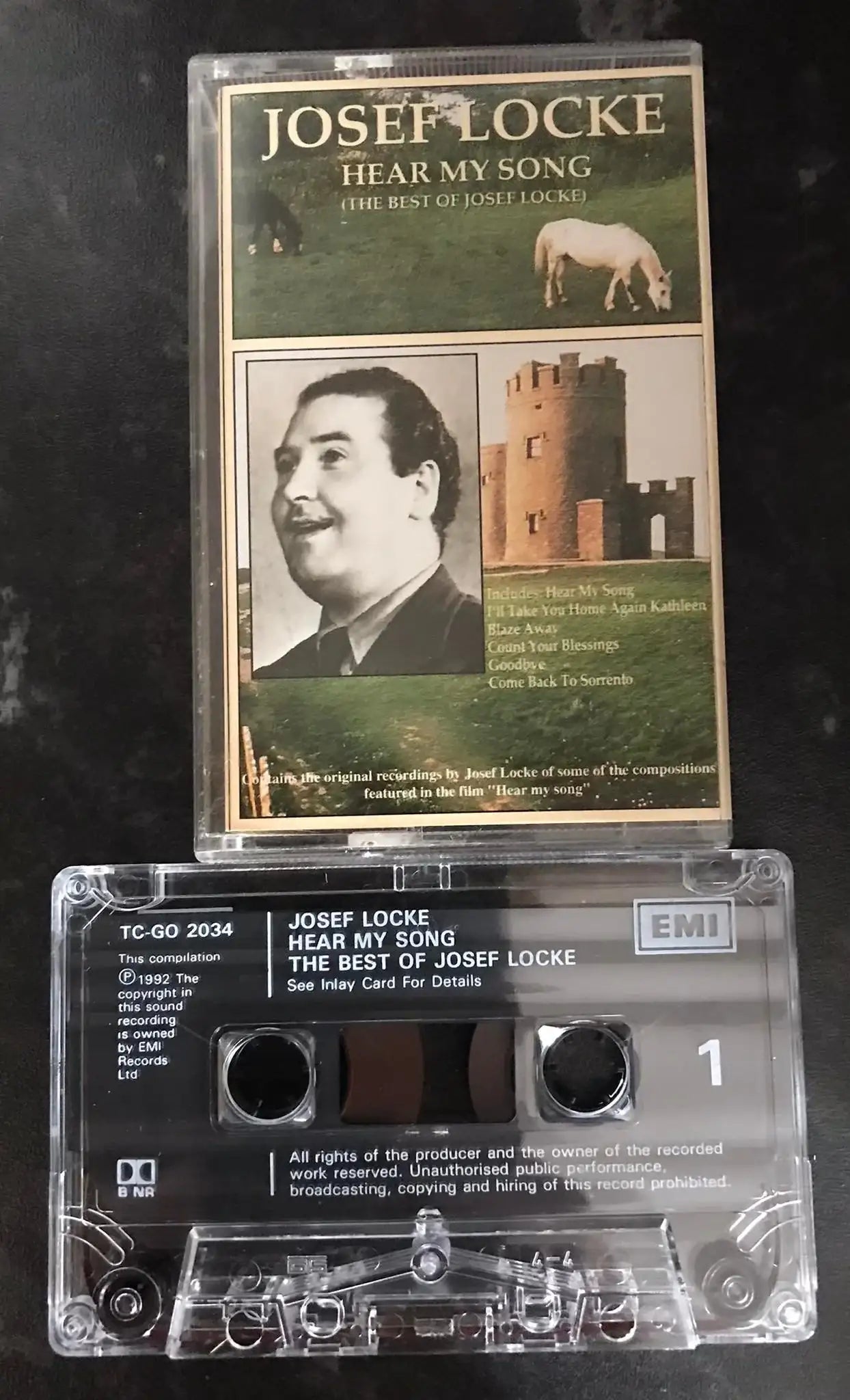 The Best Of Josef Locke, Hear My Song Album, EMI, TCGO 2034, Vintage Cassette Magretro