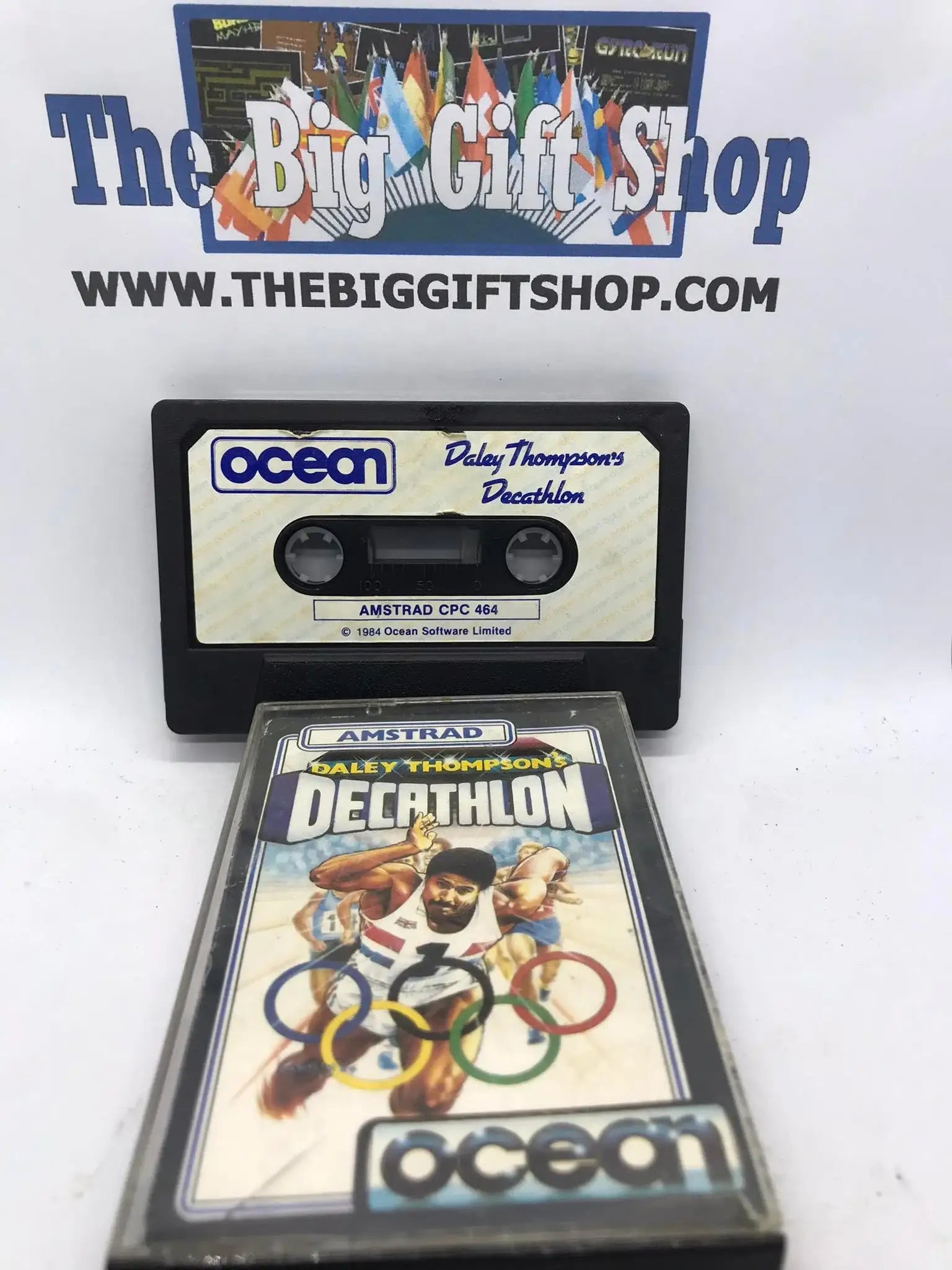 Daley Thompson's Decathlon, Ocean, CPC 464 / 664 Magretro