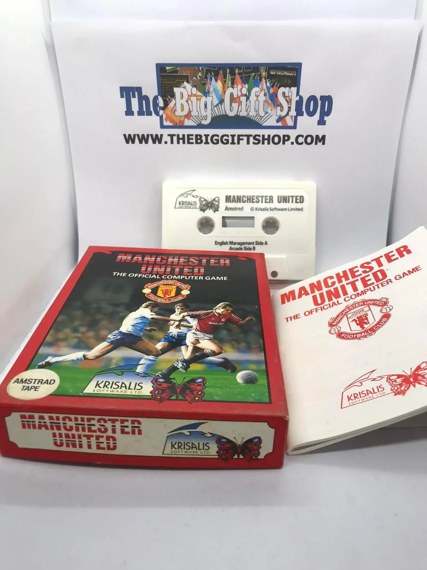 Manchester United, CPC 464 / 664, Released by Krisalis Software Ltd Magretro