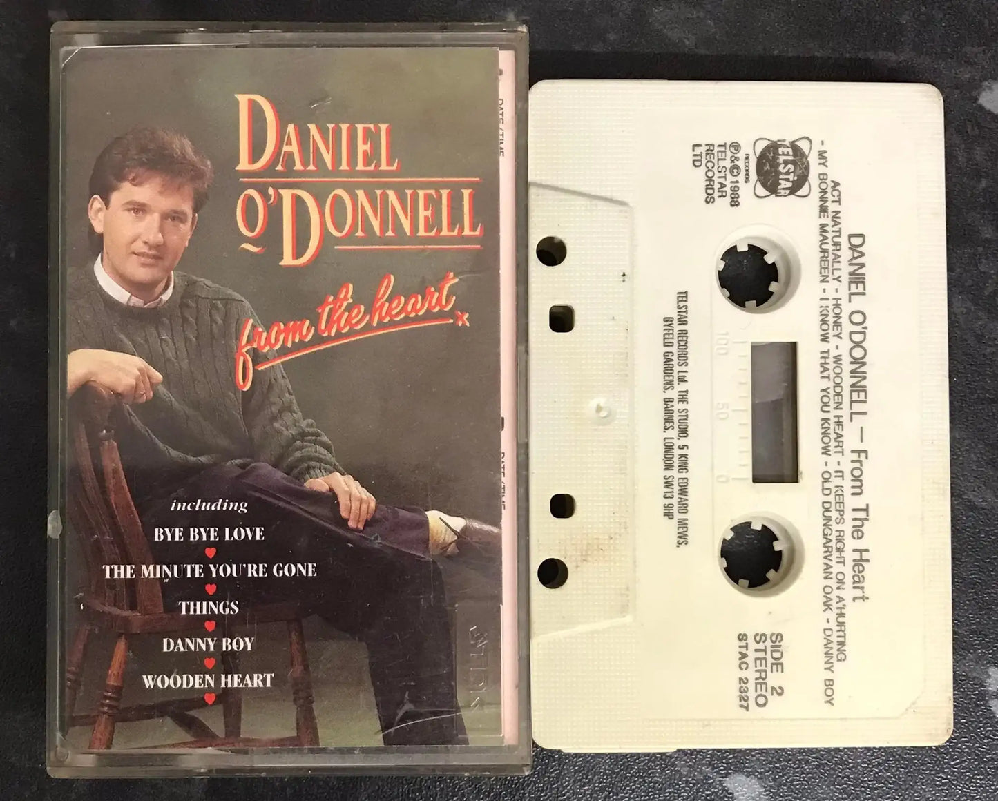 Daniel O'Donnell, From The Heart Album, Telstar, STAC 2327 Magretro