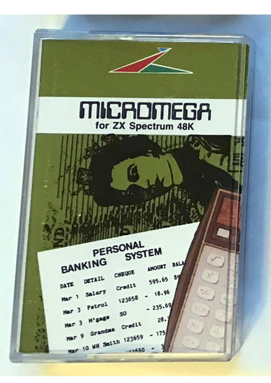 Personal Banking System, ZX Spectrum by Micromega Magretro