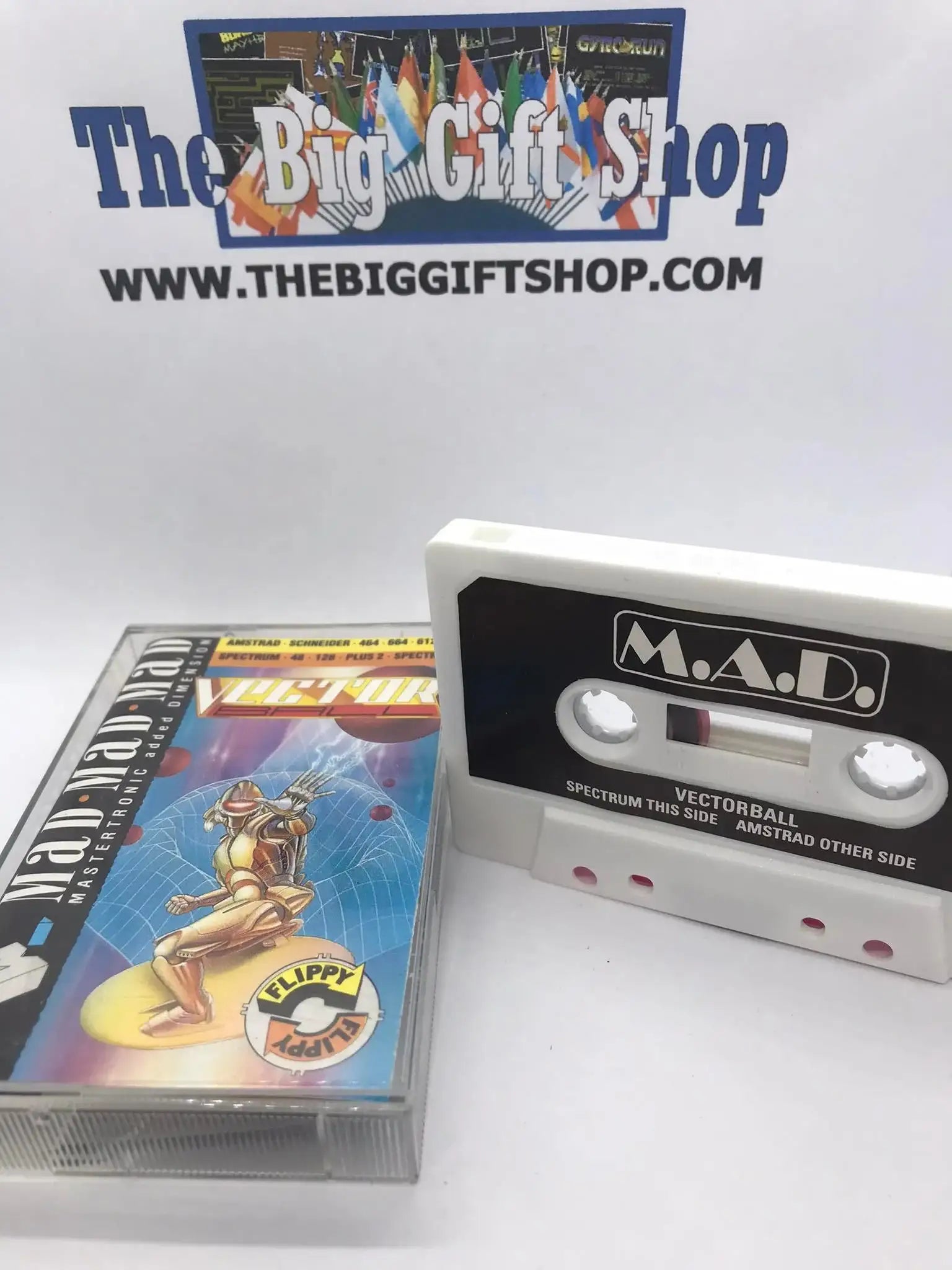 Vector Ball (Tested Working), ZX Spectrum and CPC464, Mastertronic Magretro