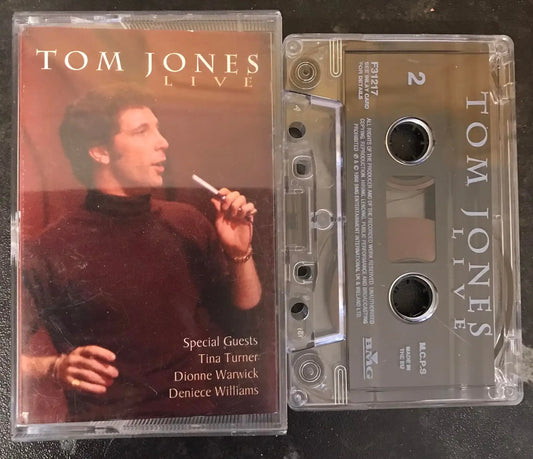 Tom Jones Live ALbum, BMG, AVON, f 31217, Vintage Cassette Magretro