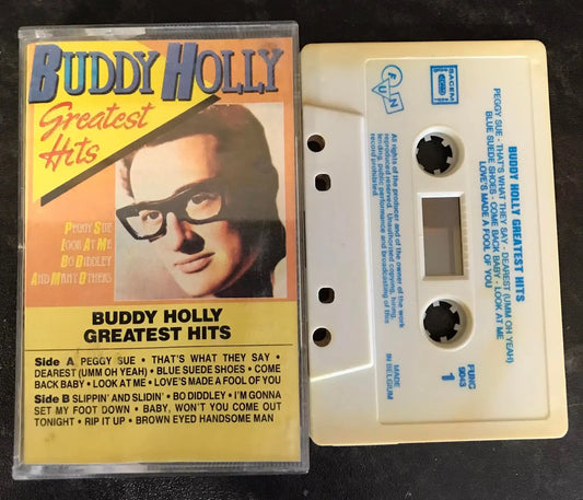 Buddy Holly Greatest Hits, FUNC 9043 (RARE), Vintage Cassette Magretro