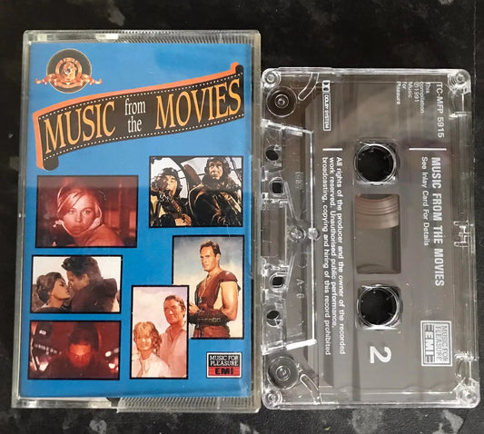 Music from the Movies Album, tc-mfp 5915, Music For Pleasure, Vintage Cassette Magretro