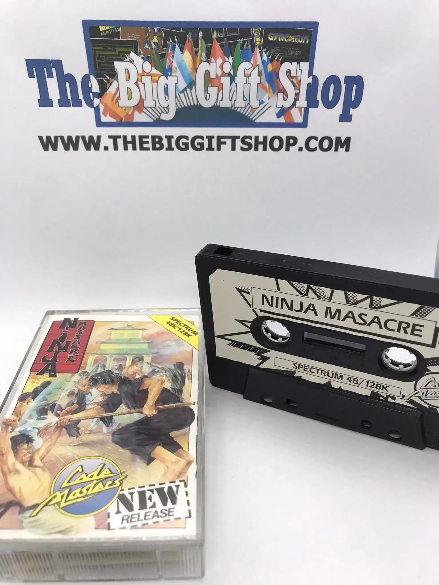 Ninja Massacre (Tested Working), ZX Spectrum, Codemasters Magretro