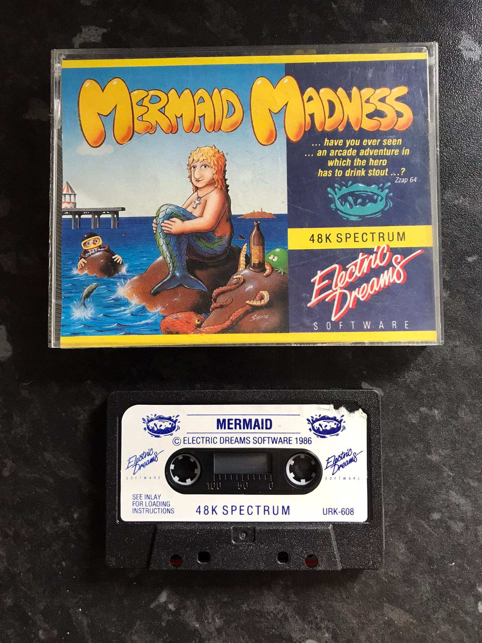 Mermaid Madness (Working), ZX Spectrum, by Electric Dreams Magretro