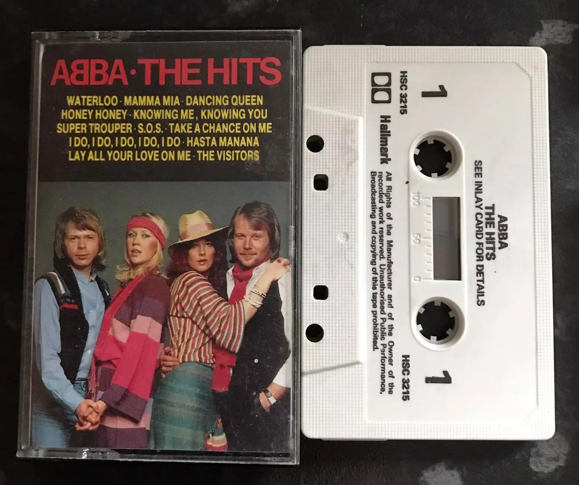 Abba, The Hits Album , HALLMARK, HSC 3215, Vintage Cassette Magretro