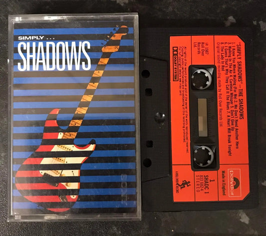 The Shadows, Simply Shadows Album, Polydor, SHADC 1, Vintage Cassette Magretro