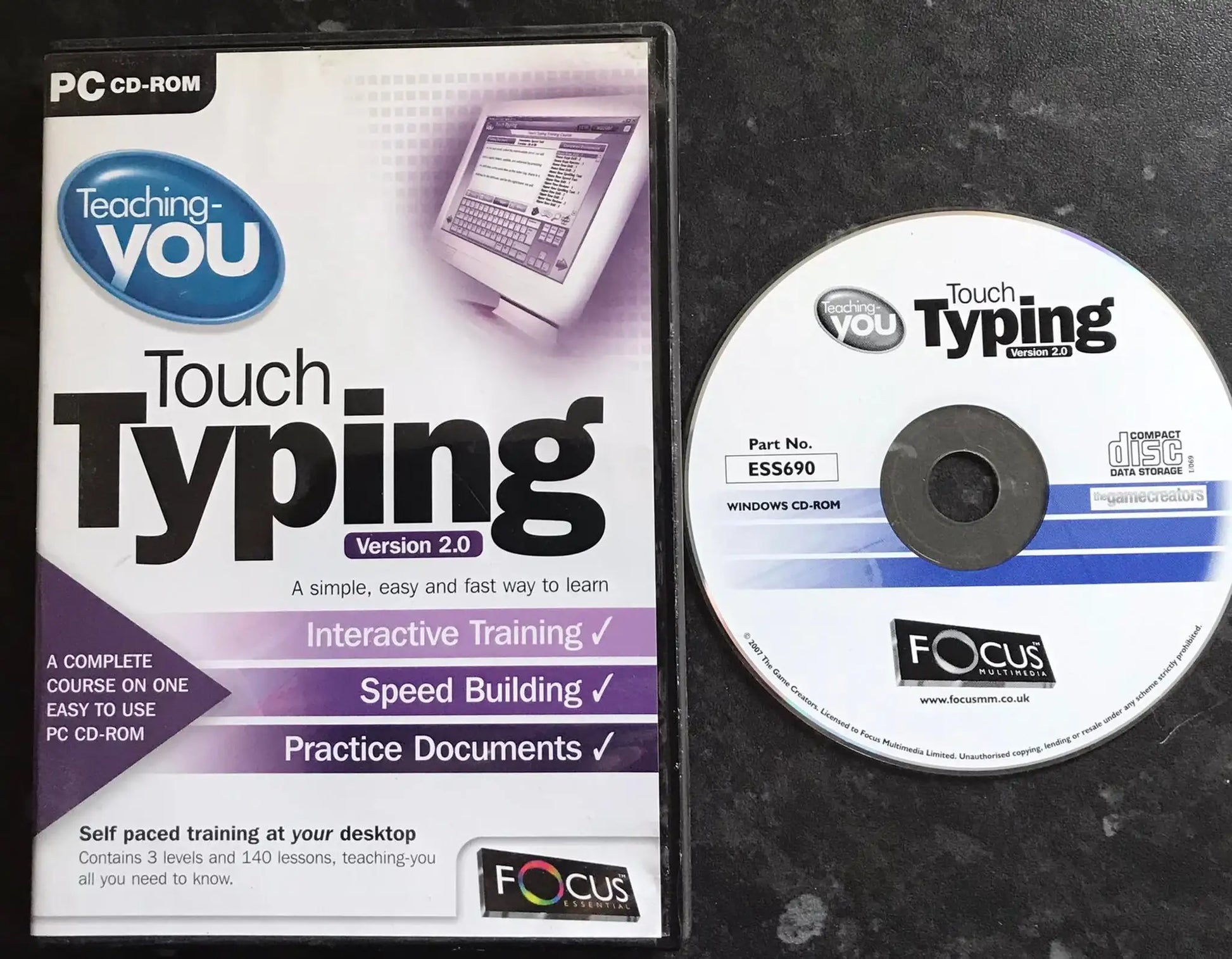 Teaching-You Touch Typing Version 2.0, PC Game Magretro