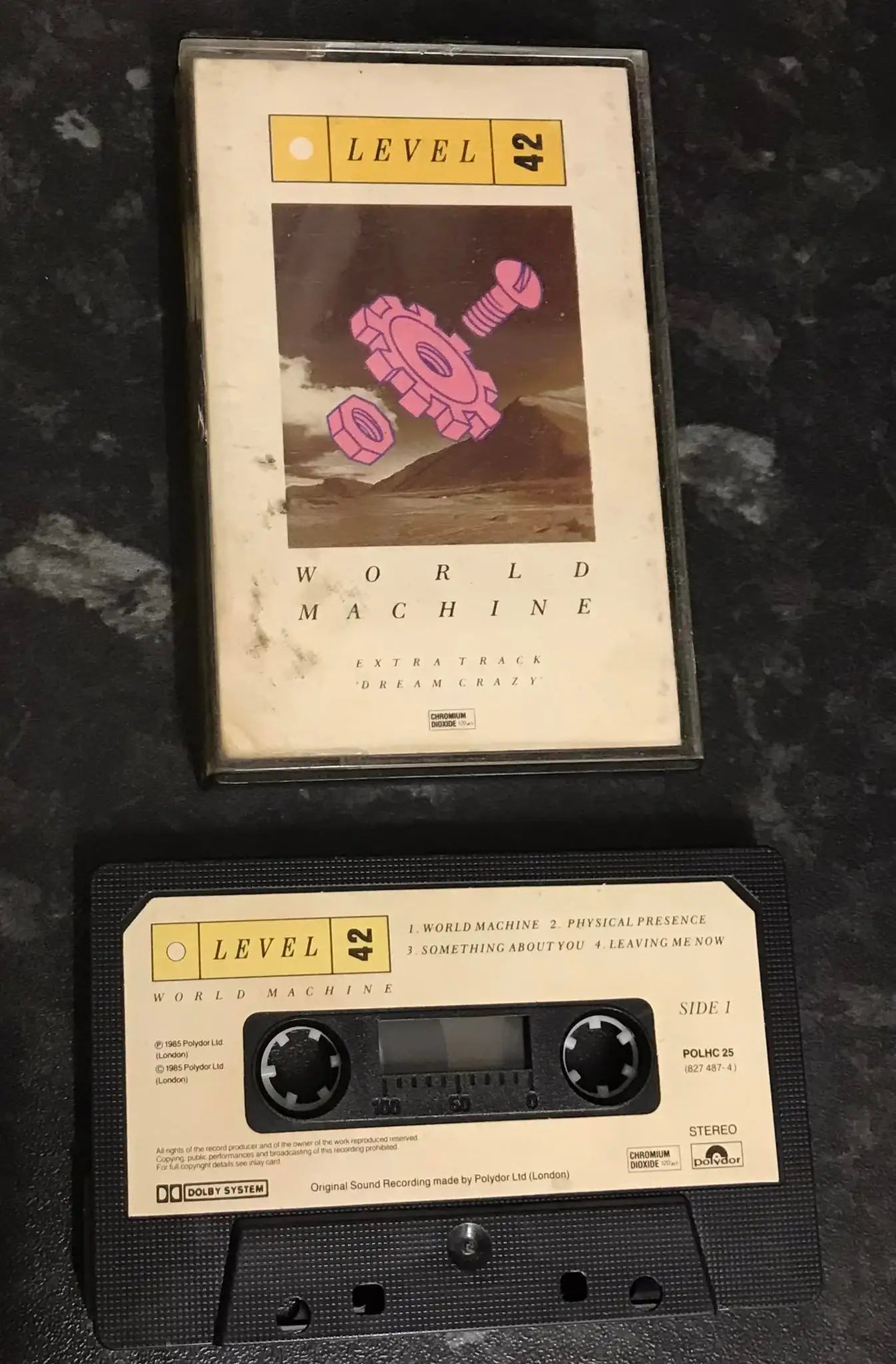 Level 42, World Machine Album, Polydor, POLHC 25, Vintage Cassette Magretro
