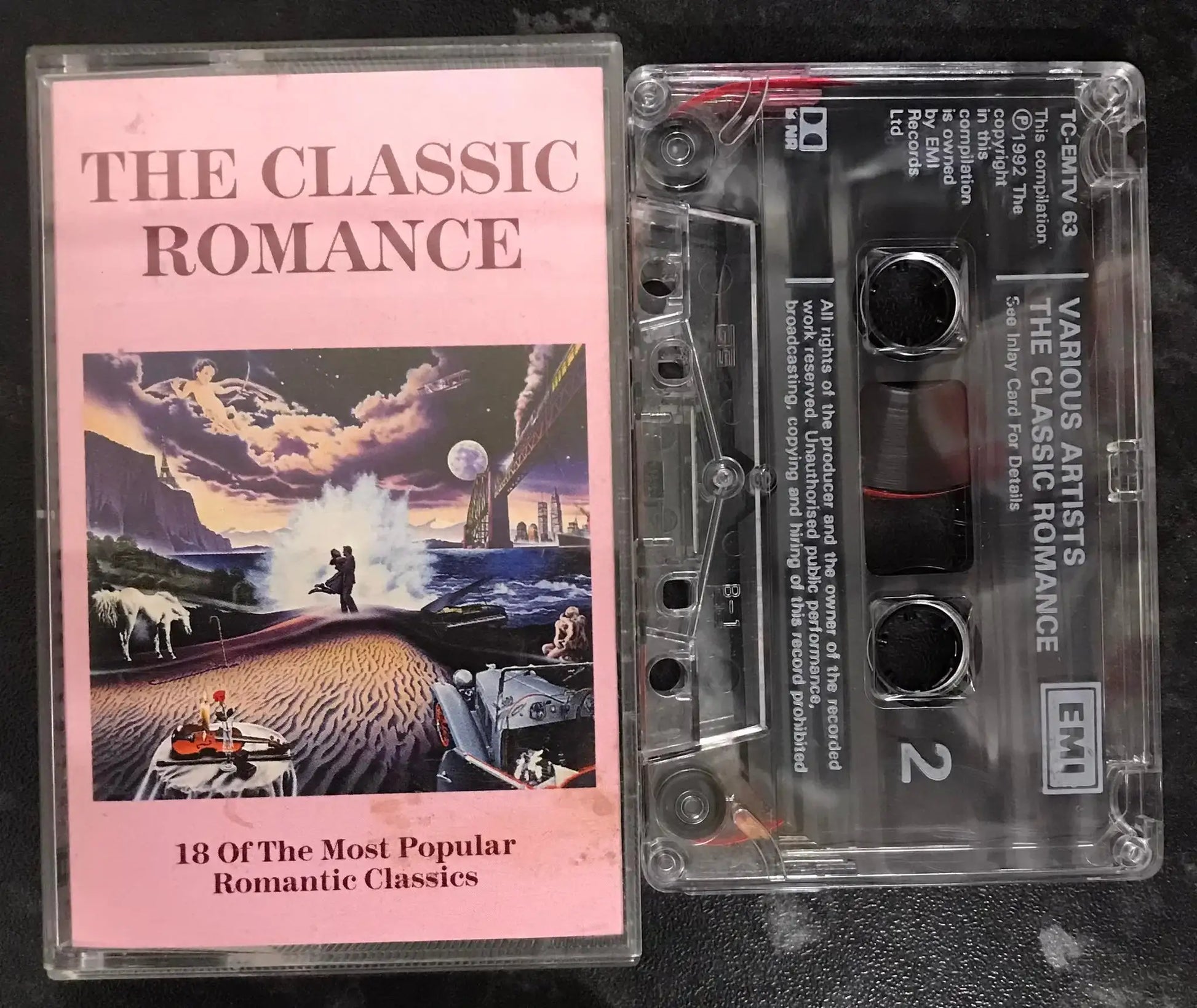 The Classic Romance Album, EMI, TC EMTV 63, Vintage Cassette Magretro