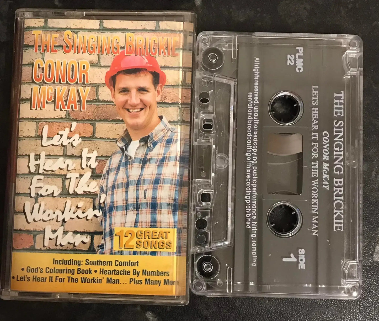 Conor McKay, The Singing Brickie Album, plmc 22, Sharpe Music, Vintage Cassette Magretro