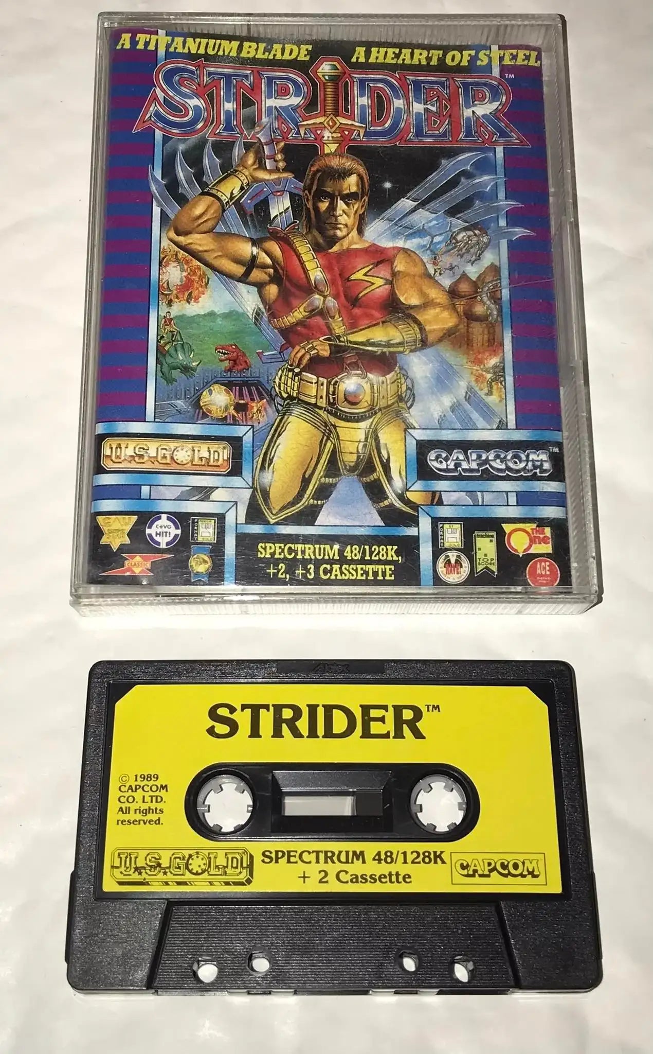 Strider, ZX Spectrum game by Capcom, US Gold, WORKING Magretro