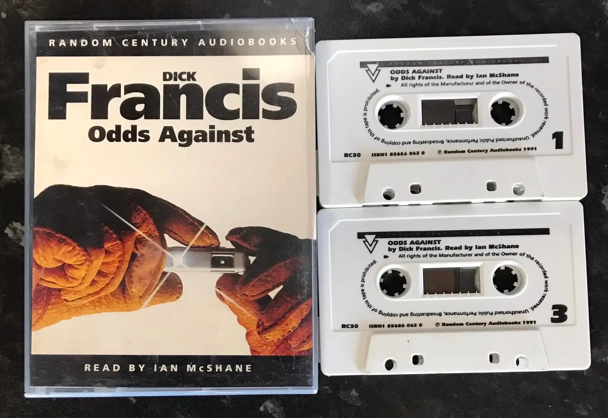 Odds Against Audiobook, Dick Francis, Random Century Audiobooks, RC 30 Magretro