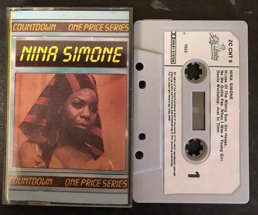 Nina Simone Album, Dakota Label, Countdown Series, zc cnt 9, Vintage Cassette Magretro