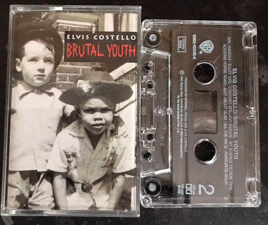 Elvis Costello, Brutal Youth Album, Warner Bros, 9362 45535 4, Vintage Cassette Magretro