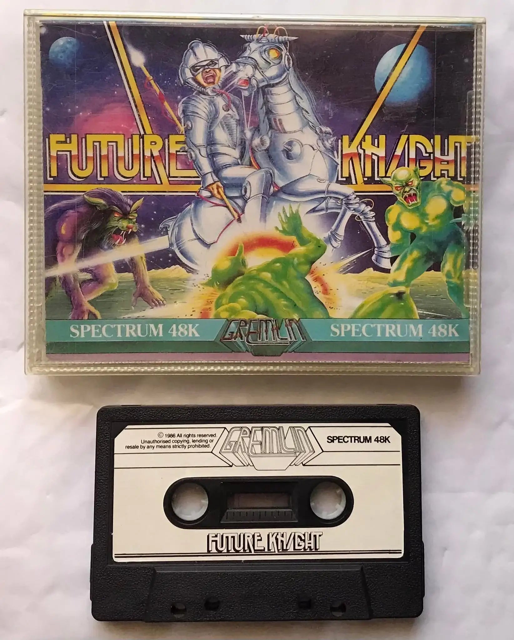 Future Knight, ZX Spectrum, by Gremlin Graphics, WORKING Magretro