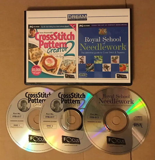 Jane Greenoff's Cross Stitch Pattern Creator 2 / Royal School of Needlework - PC Magretro