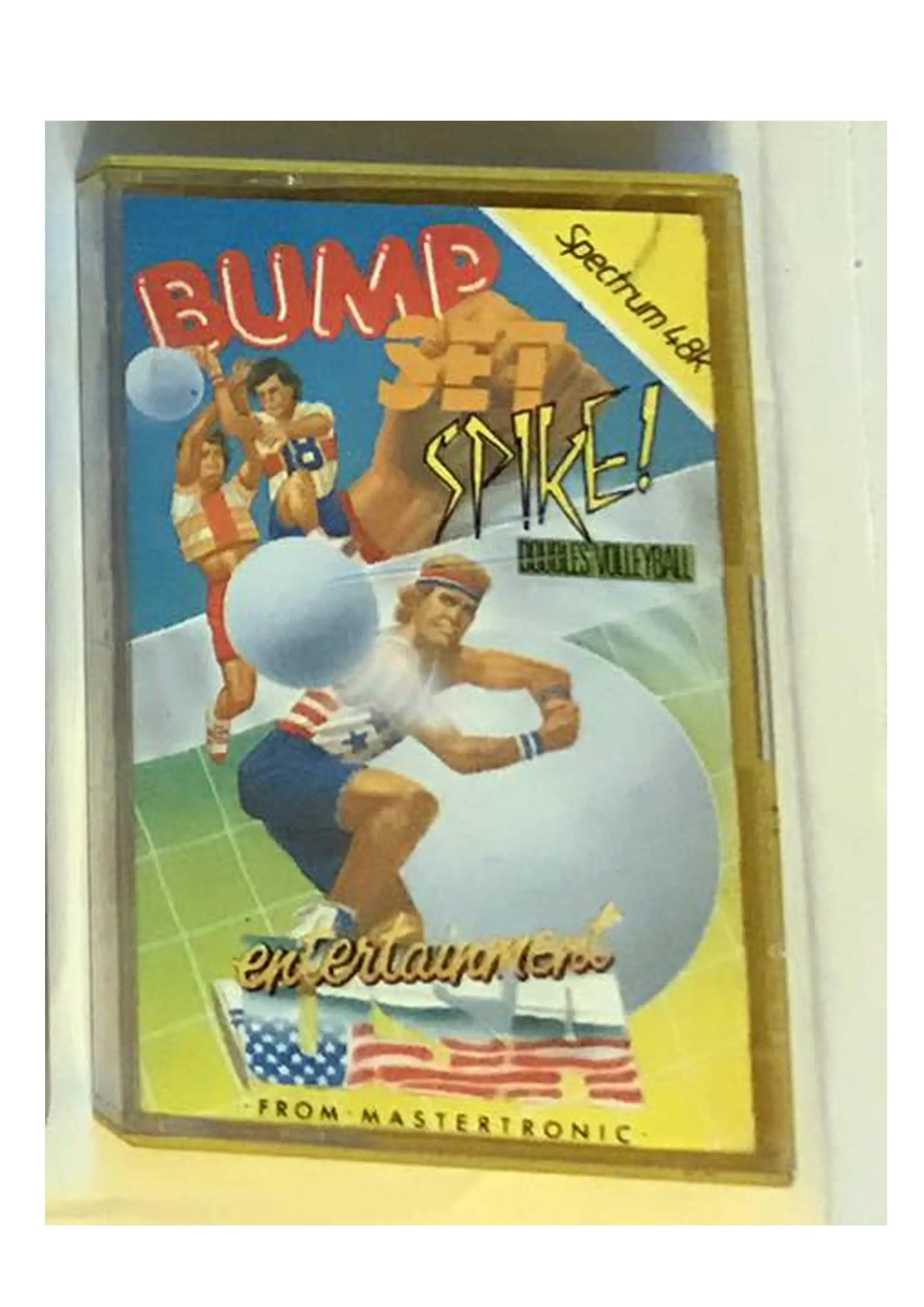 Bump Set Spike, ZX Spectrum by Entertainment USA, Working Magretro