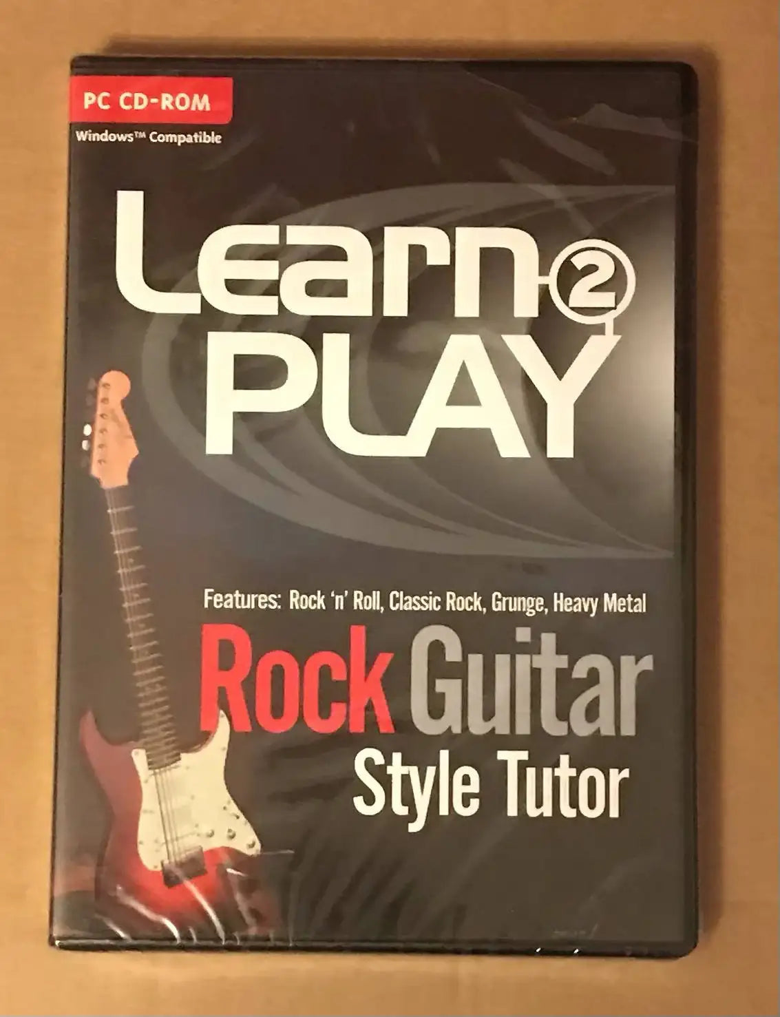 Learn 2 Play Rock Guitar Style Tutor [NEW / SEALED] - PC CD-Rom game Magretro