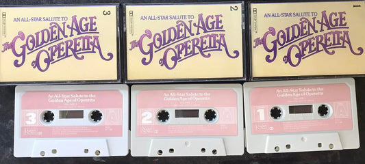 The Golden Age of Operetta, 3 Tape Set, rdc 91106, Vintage Cassette Magretro