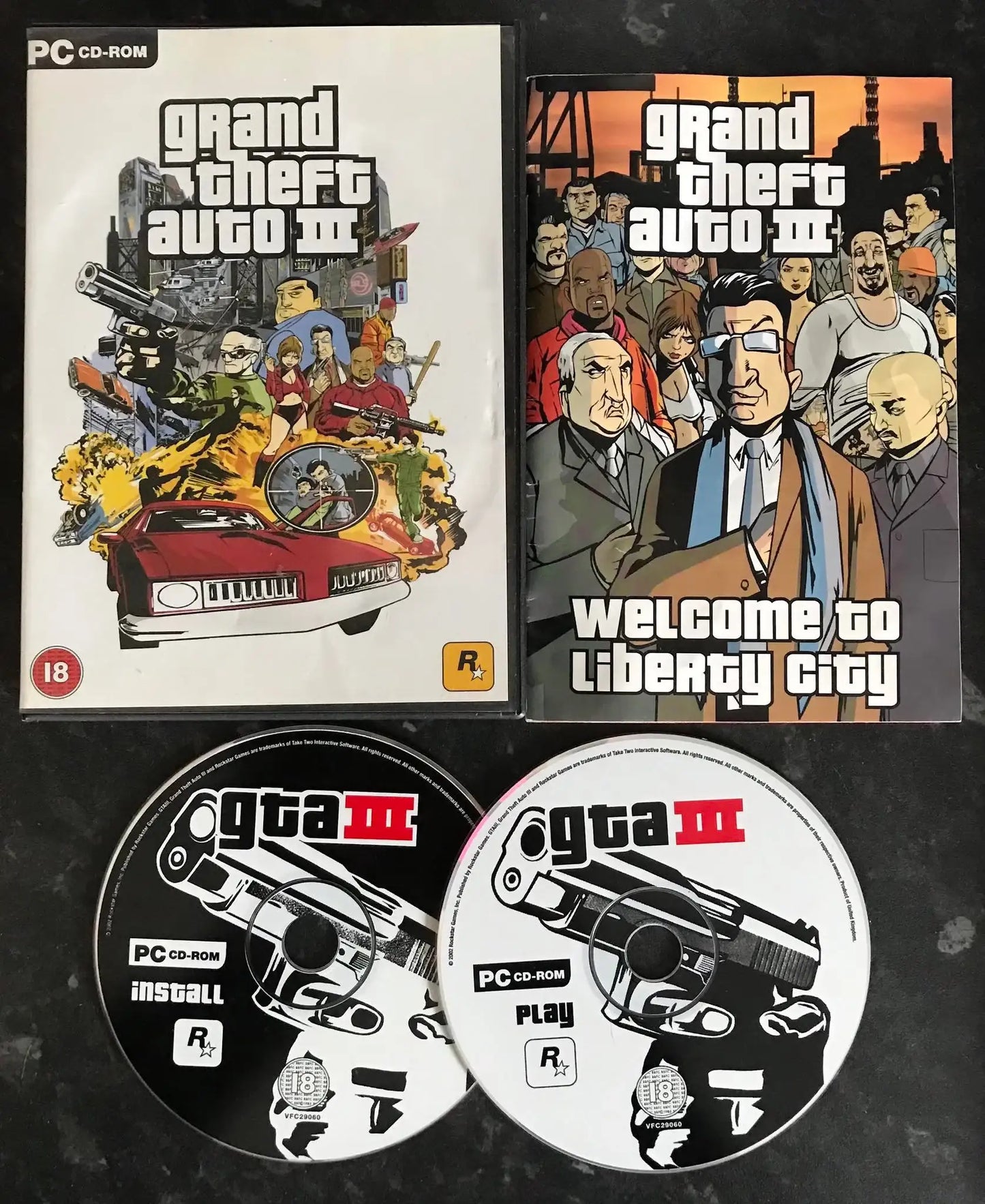 Grand Theft Auto III, GTA III, Liberty City, UK, Pal, PC Game Magretro