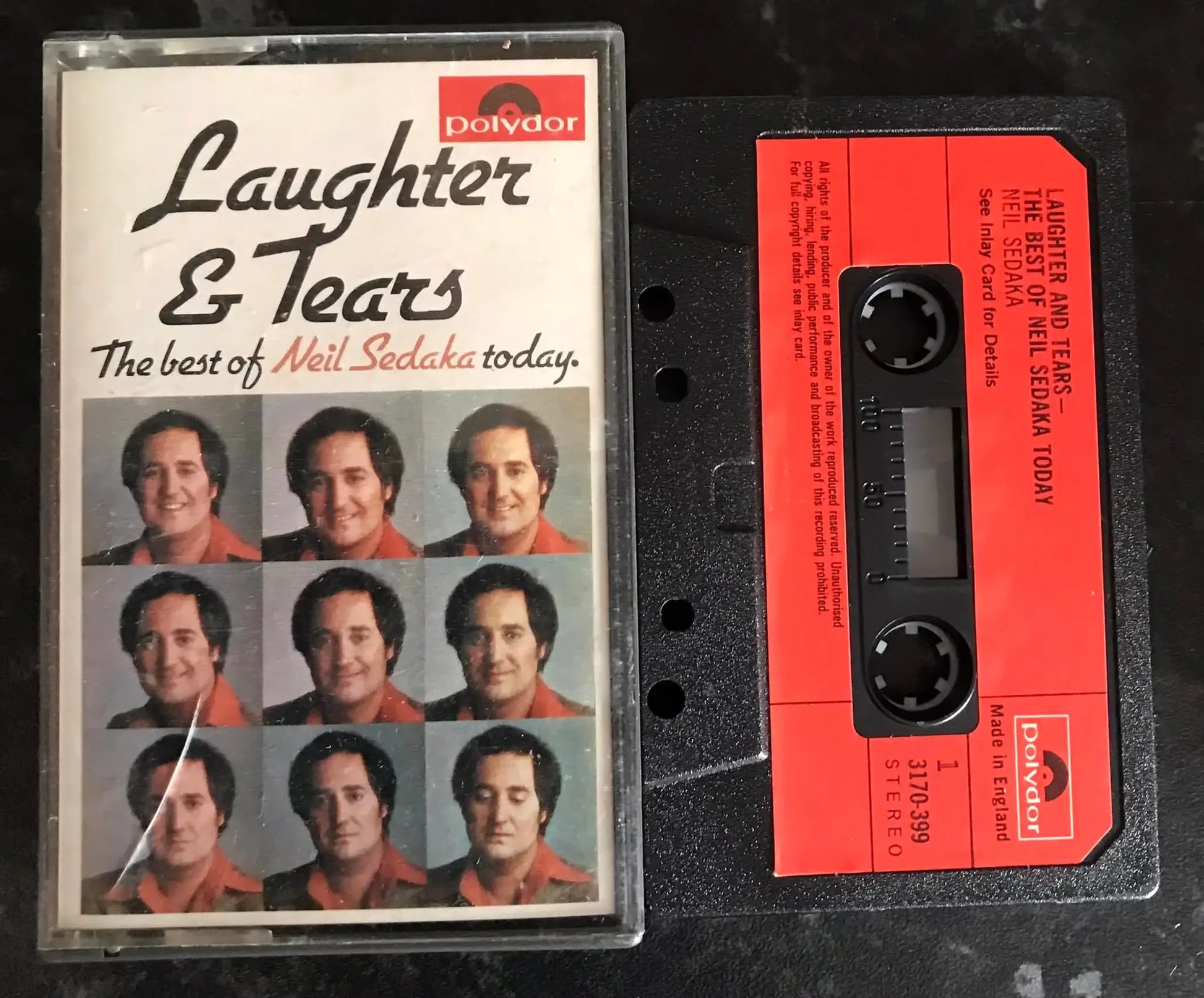 The Best Of Neil Sedaka Today, Laughter and Tears Album, Polydor, 3170 399 Magretro