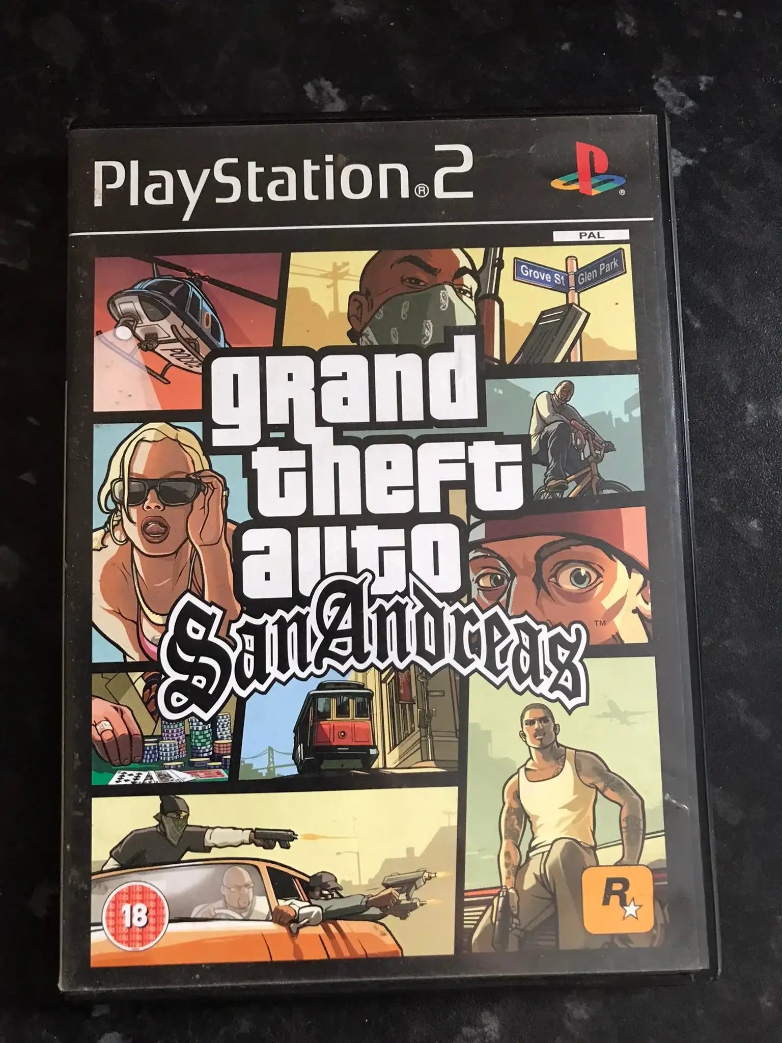 Grand Theft Auto San Andreas, PS2 Game, PAL Magretro