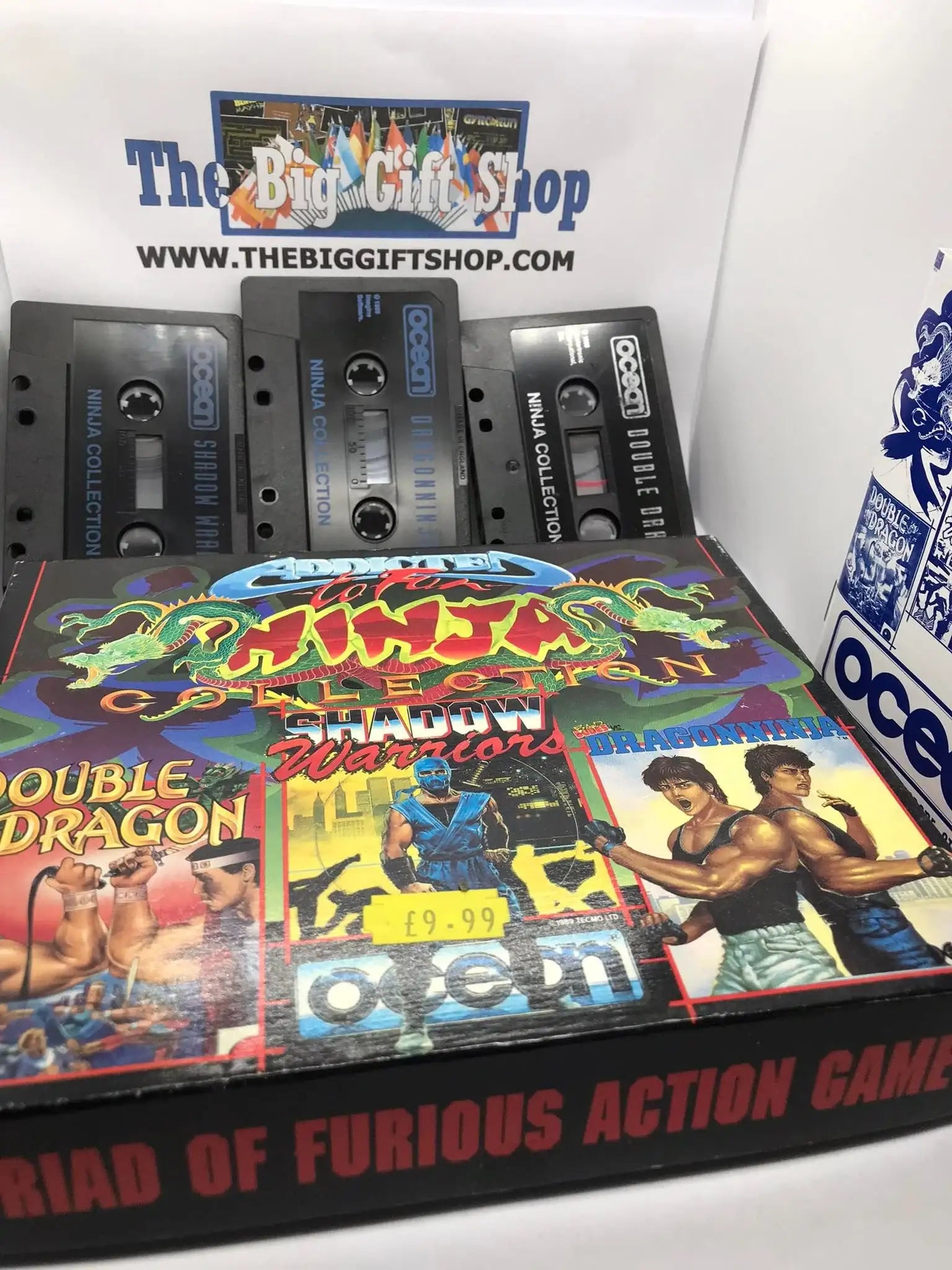 Ninja Collection Compilation, C64, by Ocean Software (SUPER RARE) Magretro