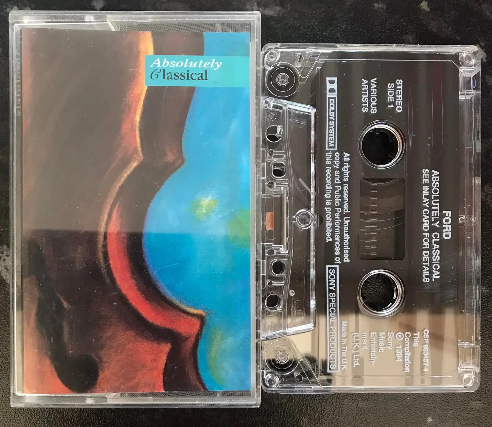 Absolutely Classical Album, Released by Ford, CSP 983457 4, Vintage Cassette Magretro
