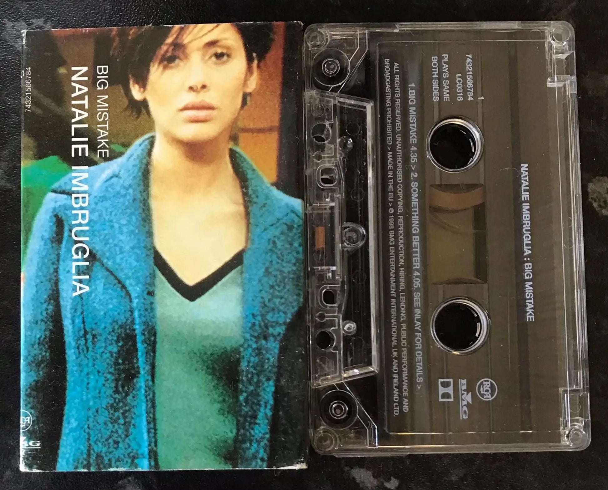 Natalie Imbruglia, Big Mistake Single, RCA, 74321566784, Vintage Cassette Magretro