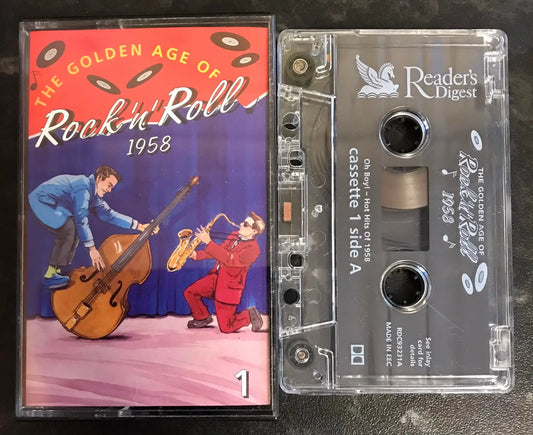 The Golden Age of Rock 'n' Roll, 1958, Tape 1, RDC 93231, Vintage Cassette Magretro