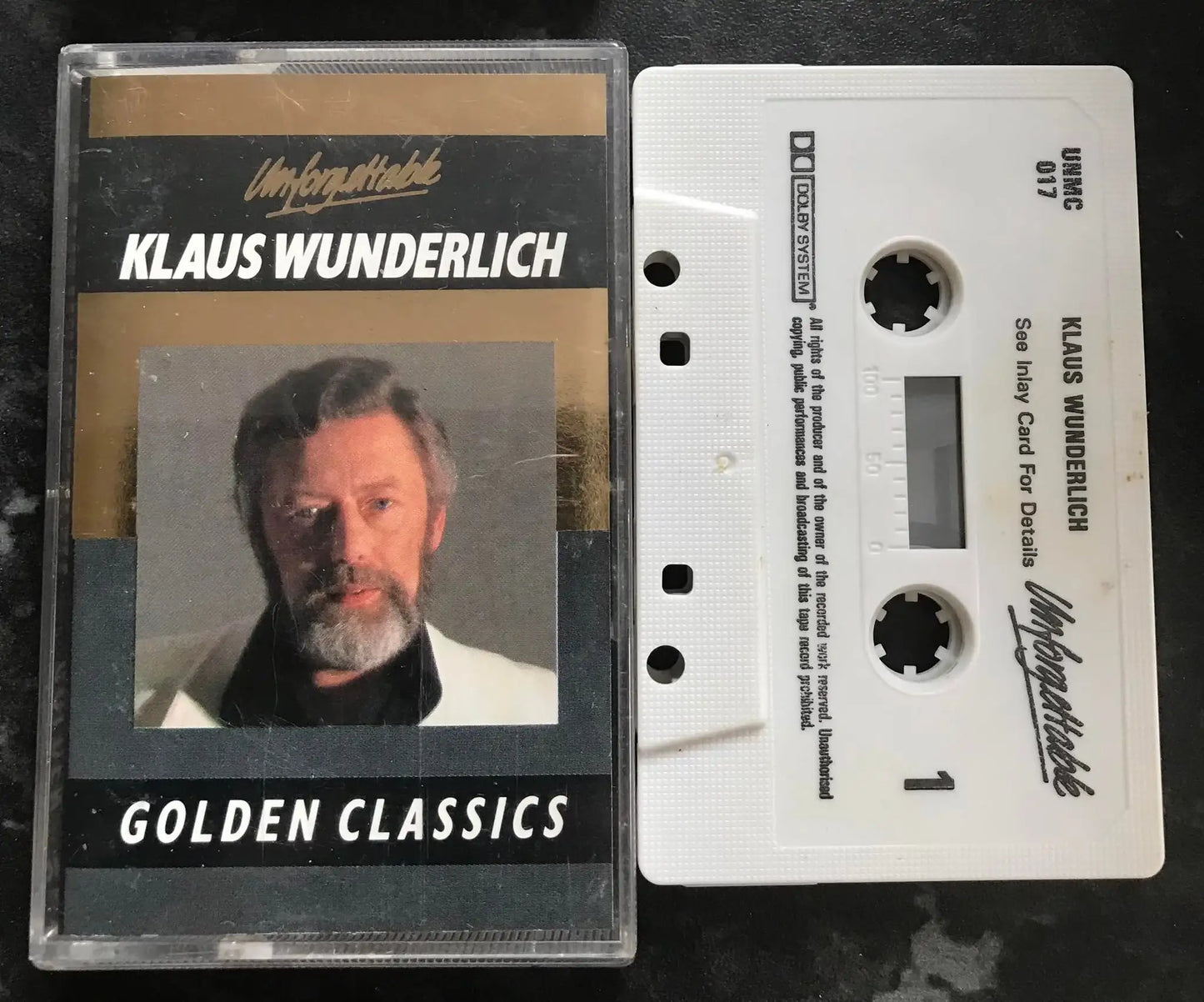 Klaus Wunderlich, Unforgettable, Golden Classics, UNMC 017, Vintage Cassette Magretro