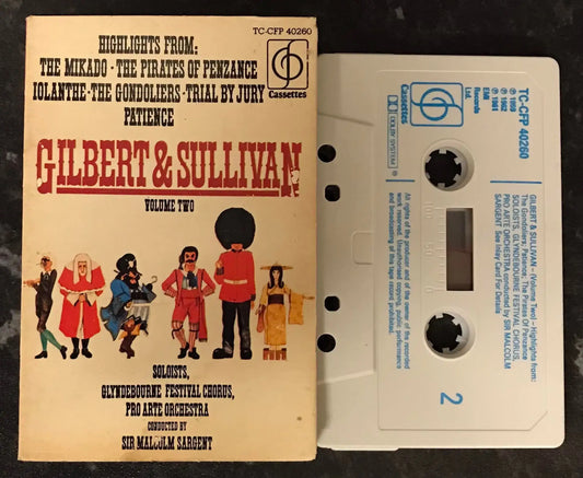 Gilbert & Sullivan Volume two (cardboard cover), tc-cfp 40260, Vintage Cassette Magretro