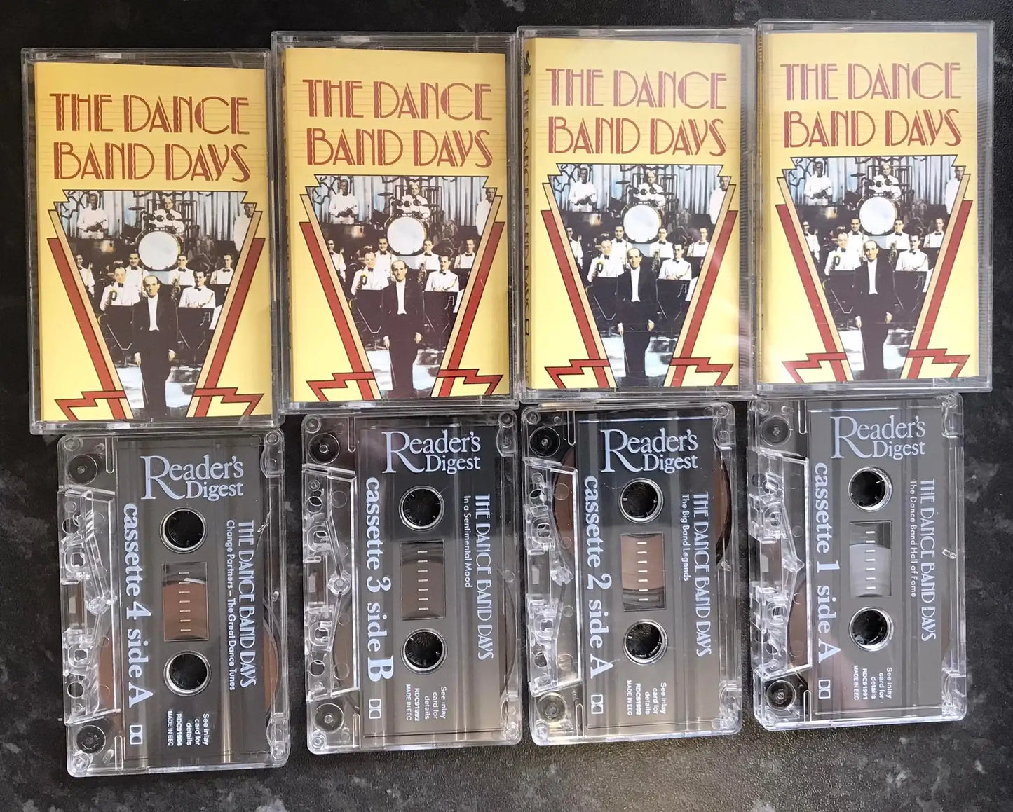 The Dance Band Days, 4 Tape Set, Readers Digest, rdc 91991 Magretro