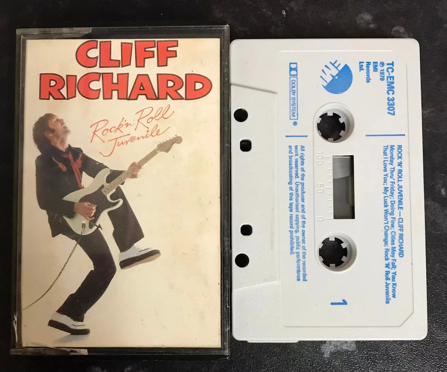 Cliff Richard, Rock 'n' Roll Juvenile Album, EMI, TC-EMC 3307, Vintage Cassette Magretro