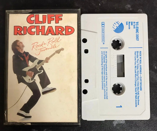 Cliff Richard, Rock 'n' Roll Juvenile Album, EMI, TC-EMC 3307, Vintage Cassette Magretro